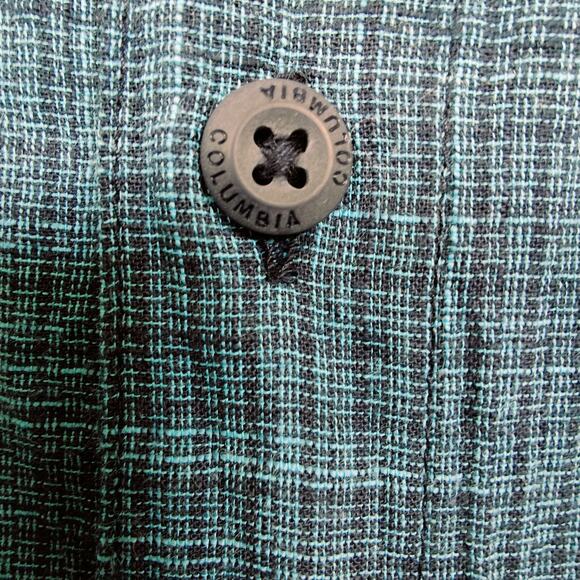 Columbia Regular Fit Men's Small Button-Down Short Sleeve Plaid Shirt NWT - Picture 6 of 8